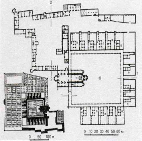 План і абмерныя чарцяжы кляштарнага комплексу картэзіянцаў. 1831 год.
