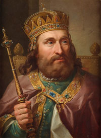 Венгерский и польский король Людвик Великий, худ. М. Бачиарели.
